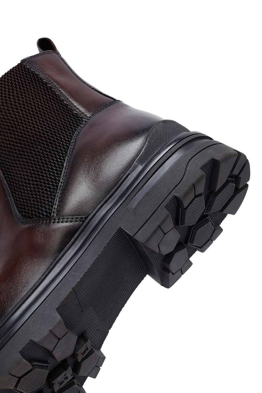 Male Brown Leather Chelsea Boots