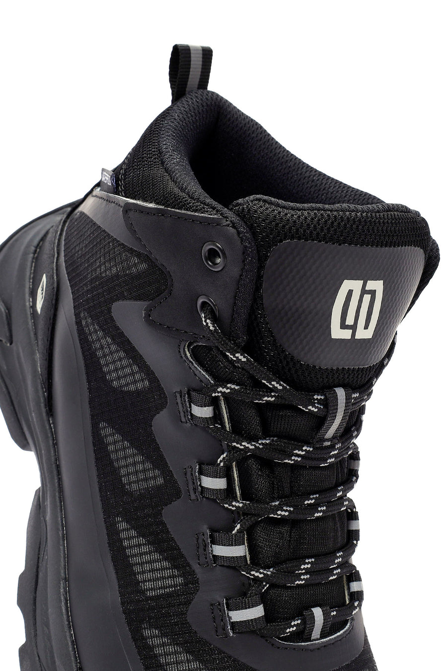 Derimod Dry Men's Black Thick-Soled Lace-Up Waterproof Outdoor Boots