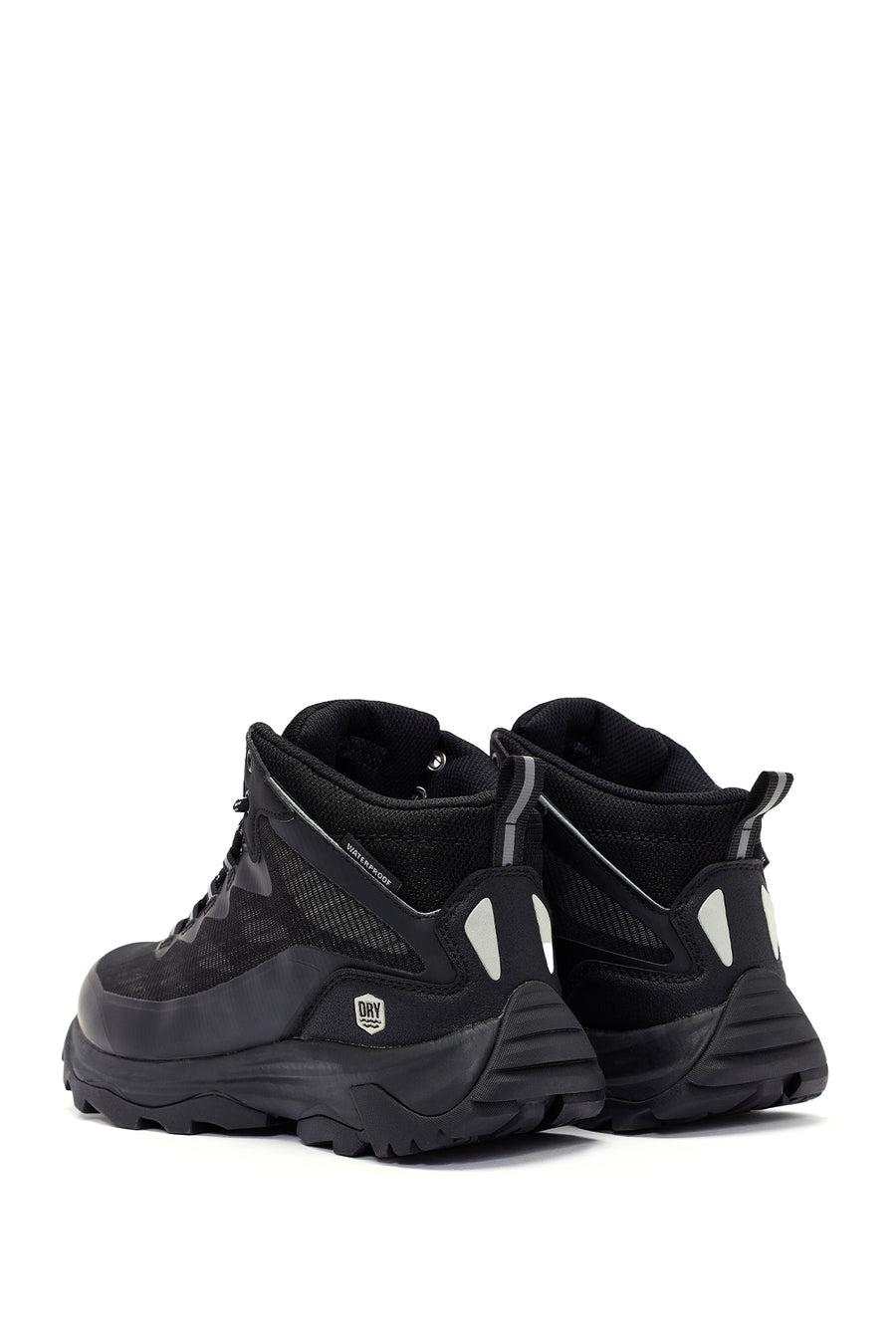 Derimod Dry Men's Black Thick-Soled Lace-Up Waterproof Outdoor Boots