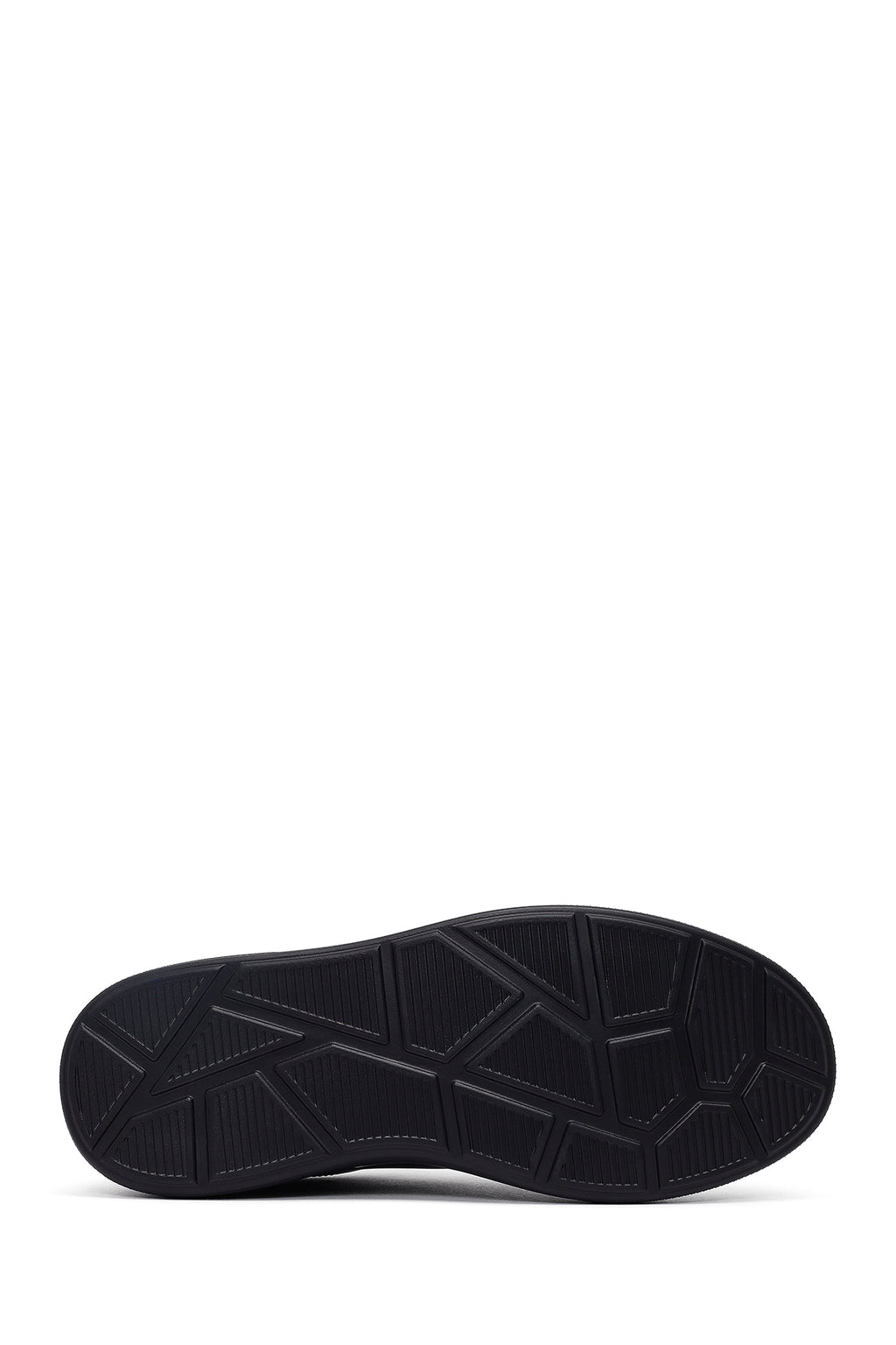 Erkek Siyah Bağcıklı Kalın Tabanlı Sneaker