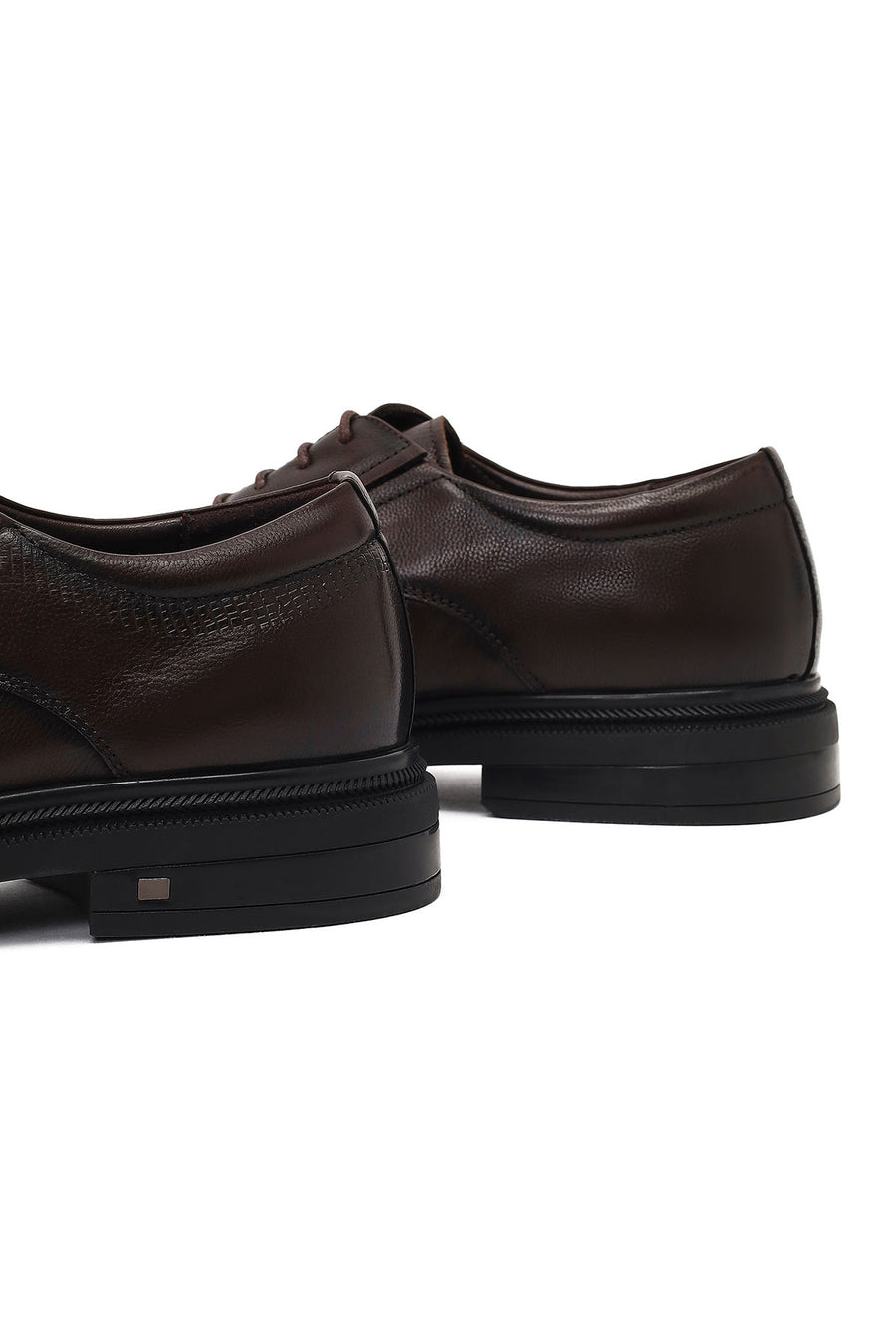 Men's Brown Lace-up Leather Classic Shoe