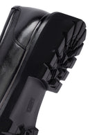 Men's Black Lace-Up Thick-Soled Leather Casual Shoes | Derimod