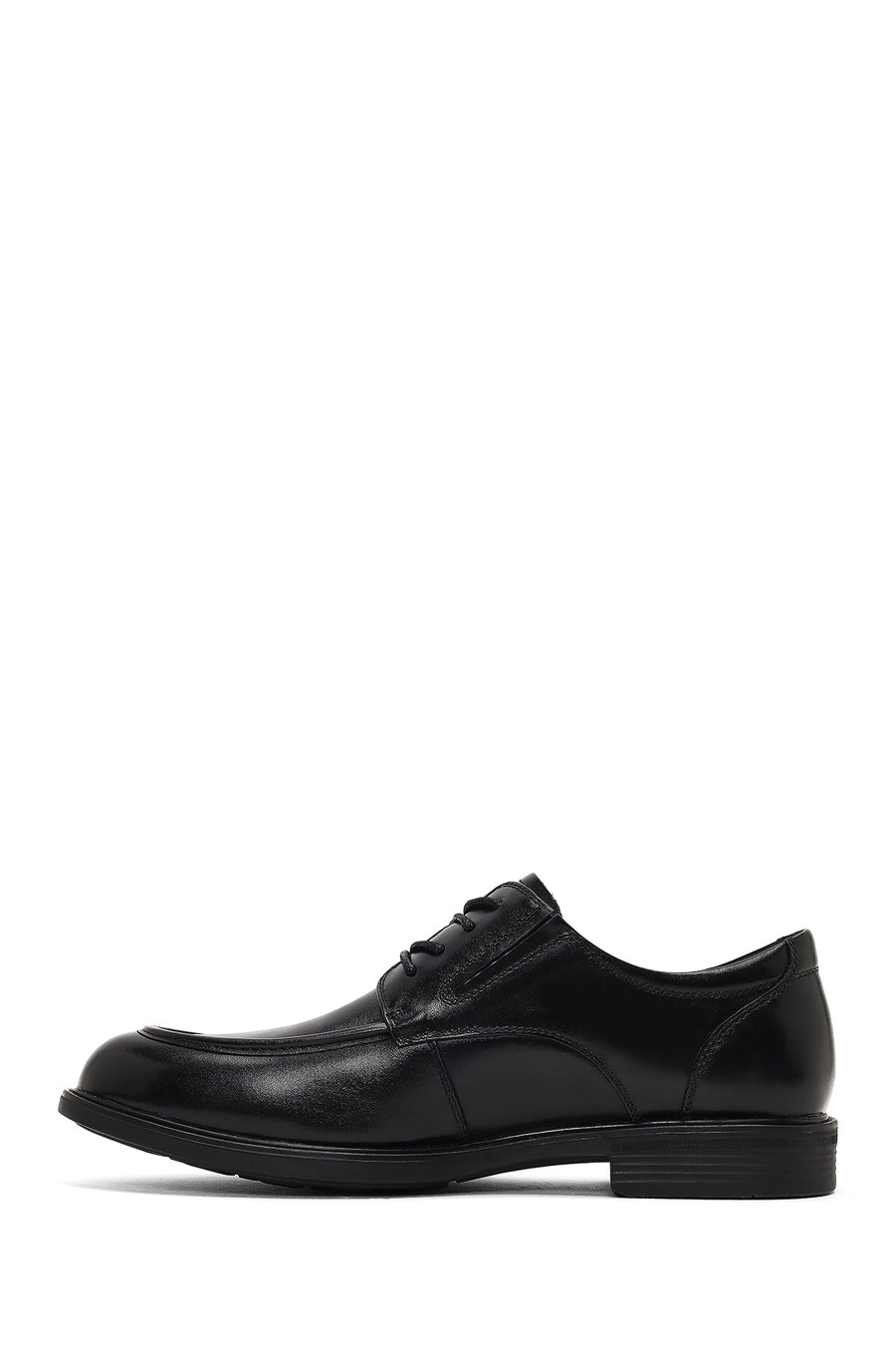Men's Black Lace-up Leather Casual Shoes