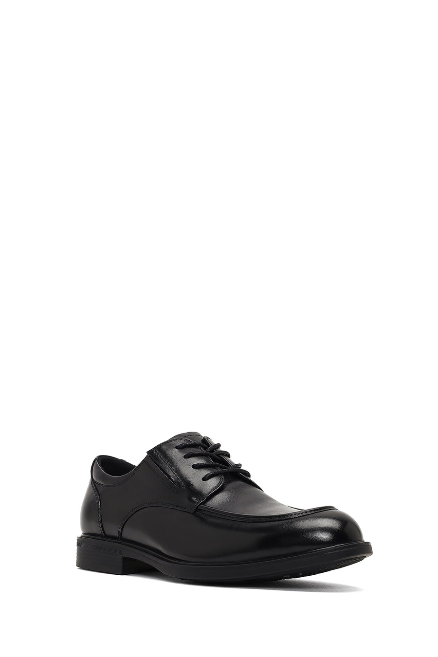 Men's Black Lace-up Leather Casual Shoes