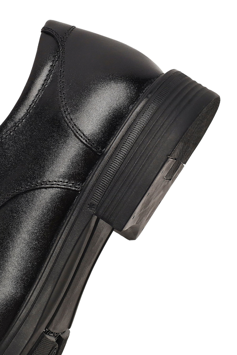 Men's Black Lace-up Leather Casual Shoes