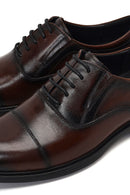 Men's Brown Lace-Up Leather Casual Shoes | Derimod