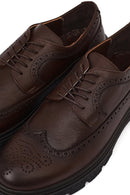 Men's Brown Lace-Up Leather Casual Shoes | Derimod