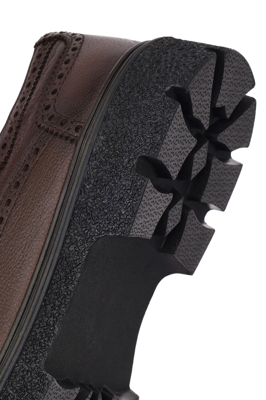 Men's Brown Lace-Up Leather Casual Shoes