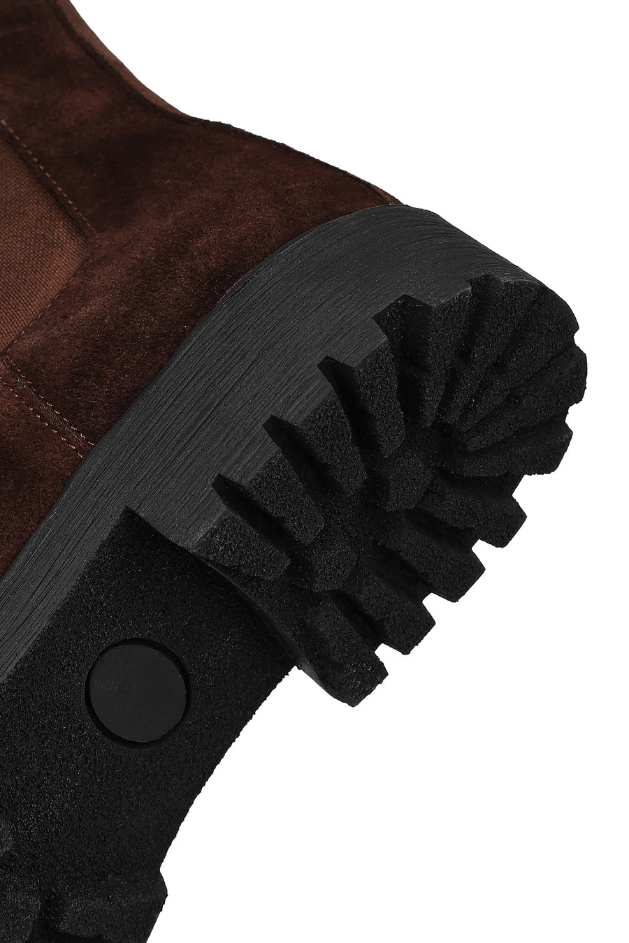 Men's Brown Suede Leather Chelsea Boots