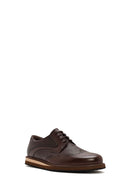 Men's Brown Lace Up Leather Casual Shoes | Derimod