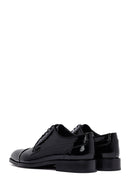Men's Black Lace-Up Patent Leather Leather Classic Shoes | Derimod