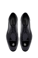 Men's Black Lace-Up Patent Leather Leather Classic Shoes | Derimod