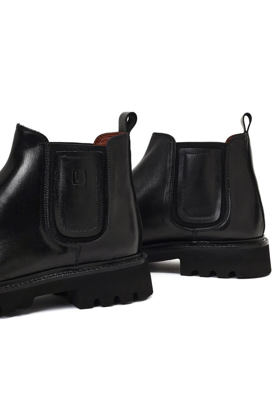 Men's Black Leather Chelsea Boot