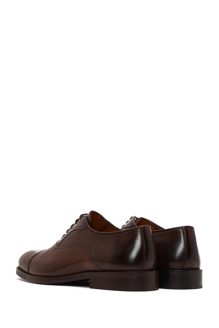 Men's Brown Lace-up Leather Classic Shoe