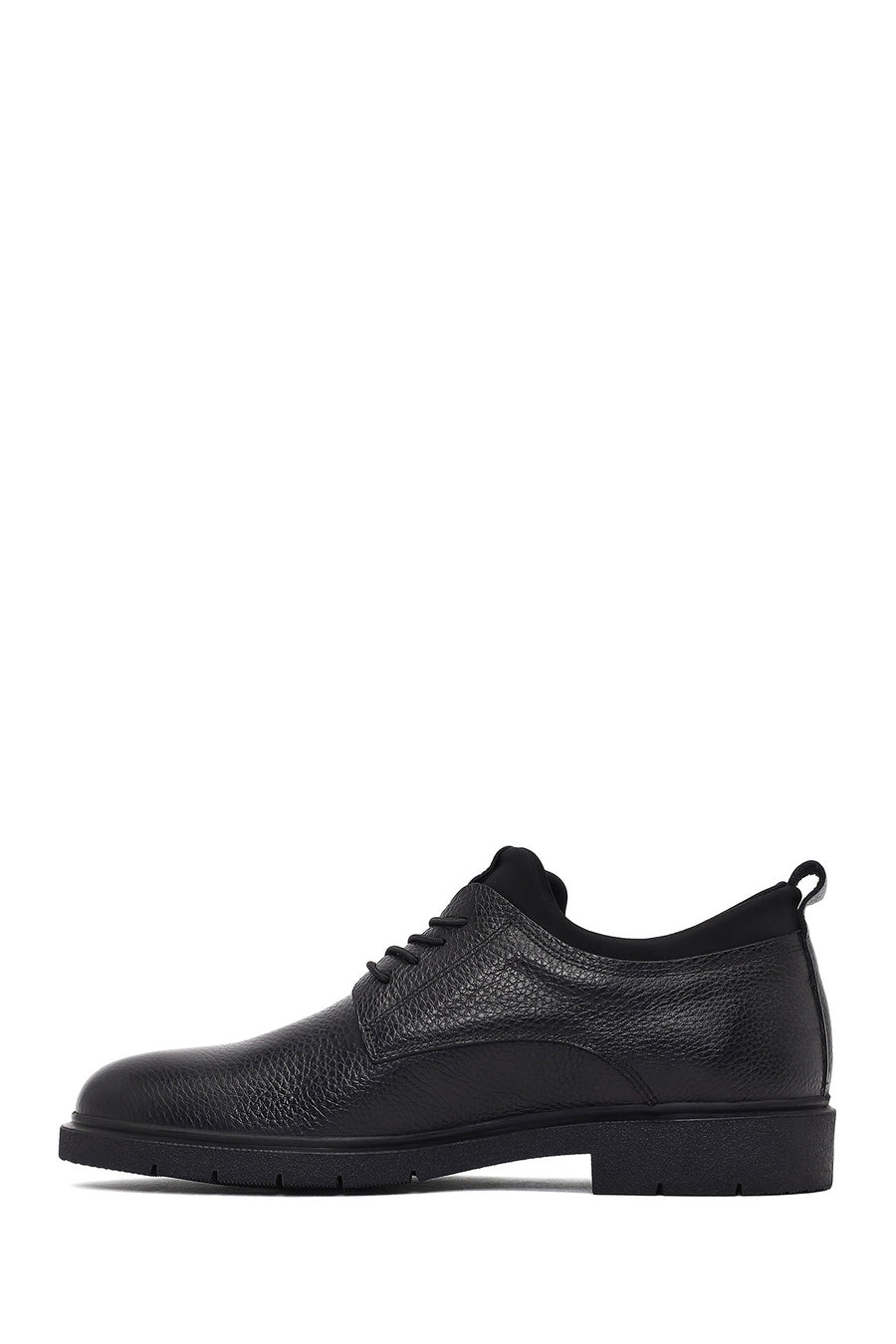 Men's Black Lace Up Leather Casual Shoes