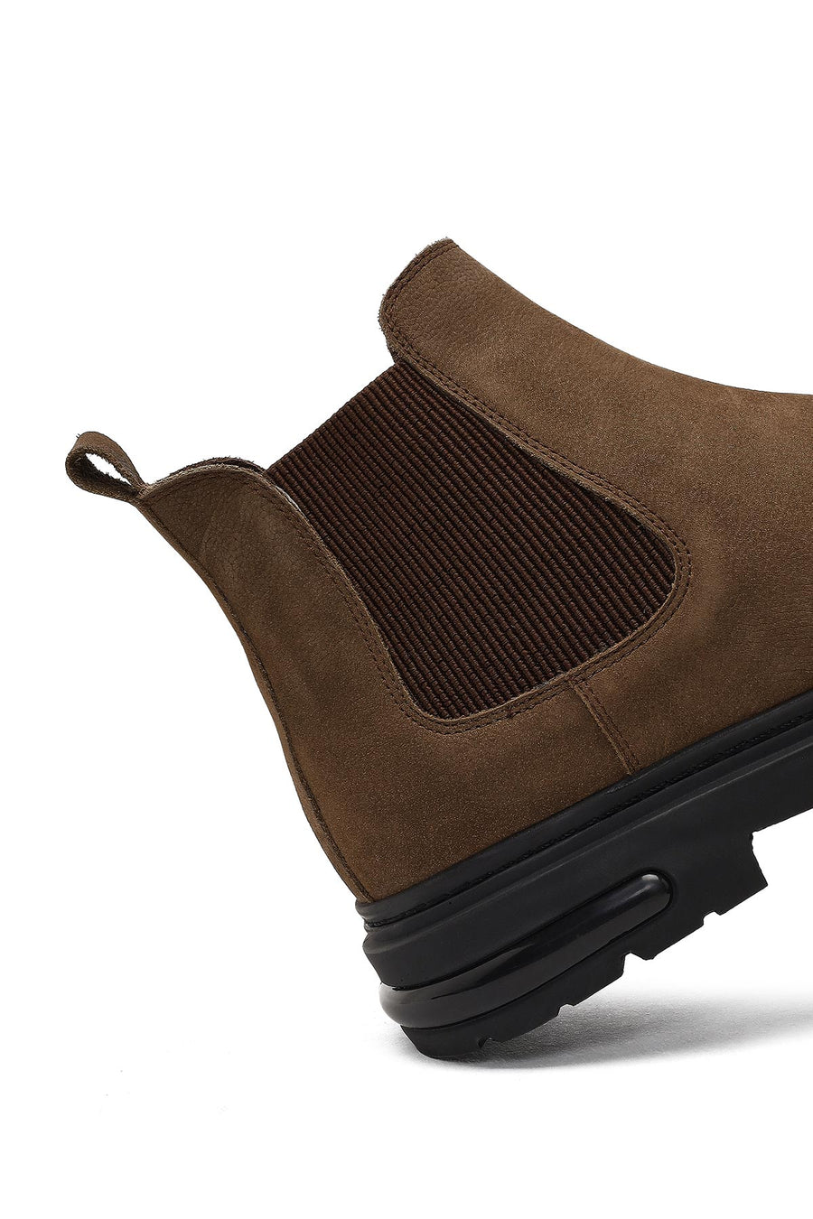 Men's Tan Nubuck Leather Chelsea Boot