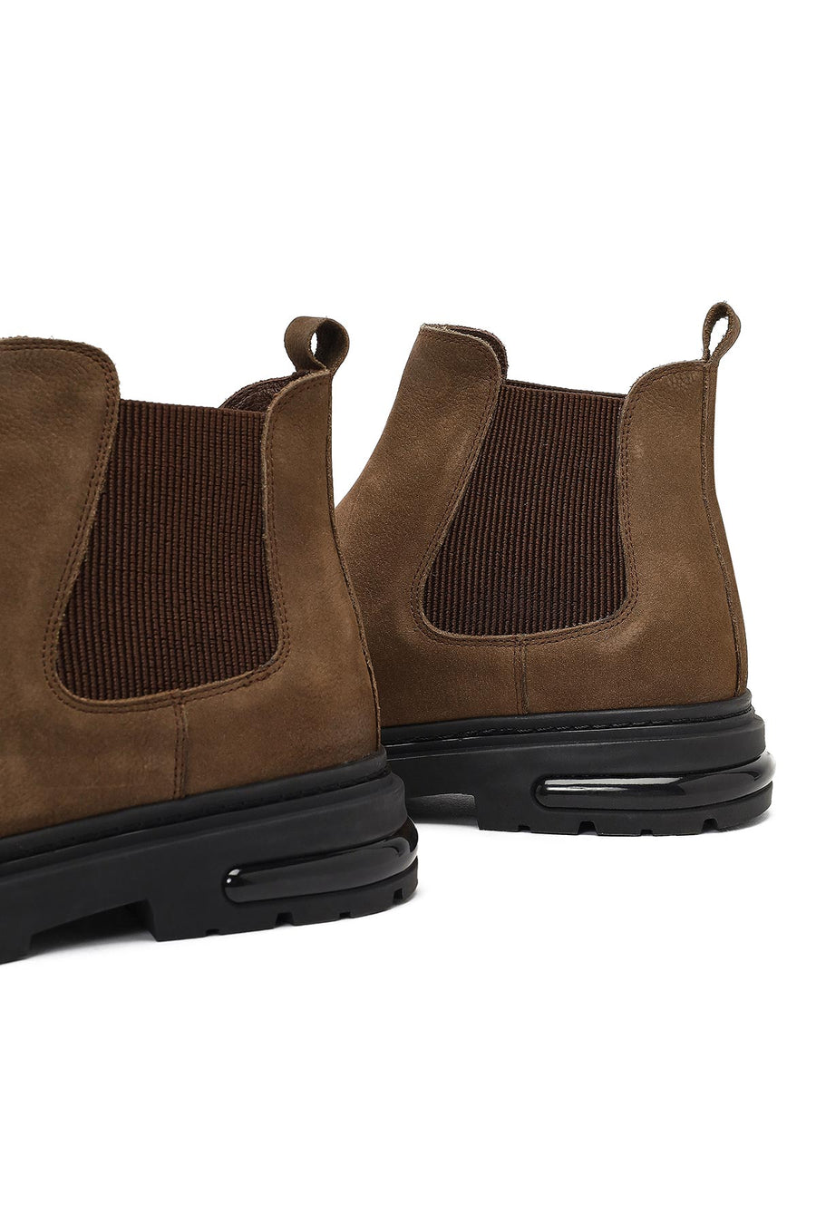 Men's Tan Nubuck Leather Chelsea Boot