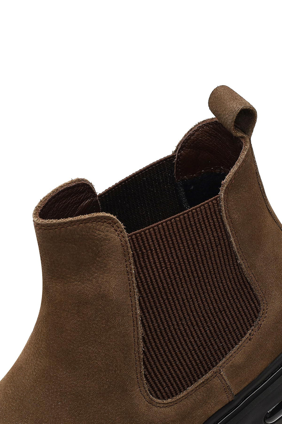Men's Tan Nubuck Leather Chelsea Boot