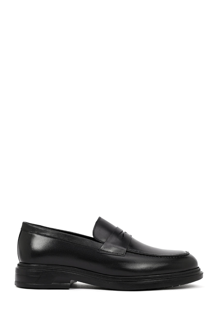 Erkek Siyah Deri Casual Loafer 25WFD760818 | Derimod
