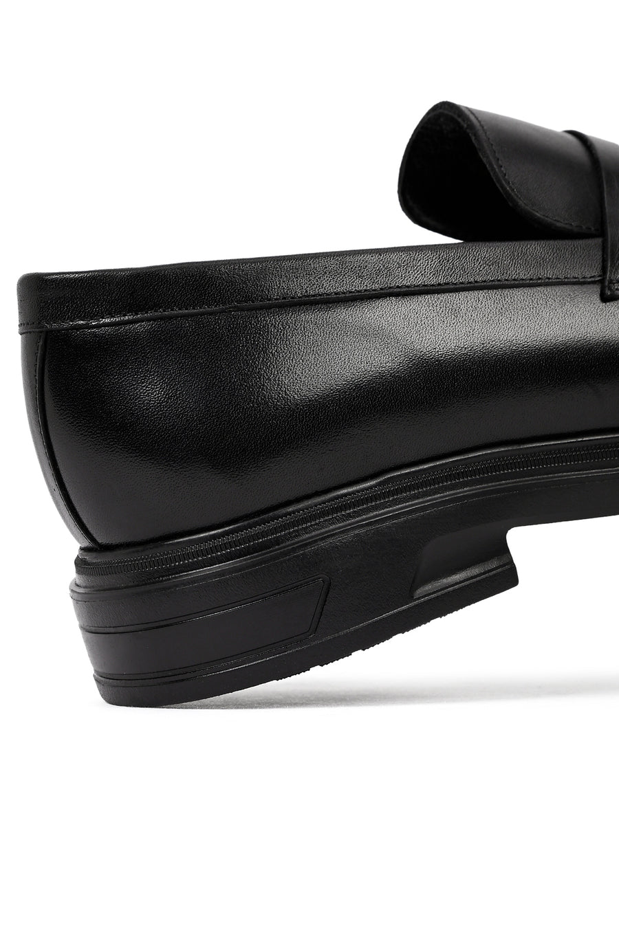 Erkek Siyah Deri Casual Loafer