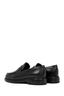 Erkek Siyah Deri Casual Loafer | Derimod