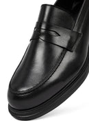 Erkek Siyah Deri Casual Loafer | Derimod