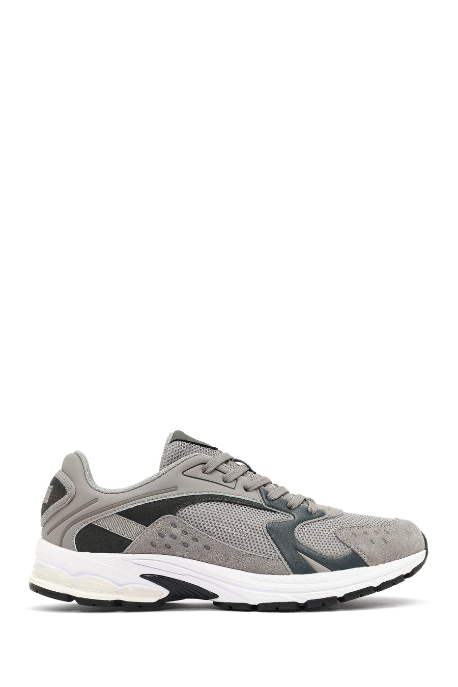 Derimod Studio Men's Gray Lace-Up Thick-Soled Sneaker 25WFD780314 | Derimod