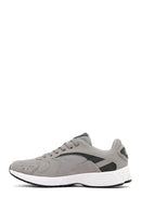 Derimod Studio Men's Gray Lace-Up Thick-Soled Sneaker | Derimod