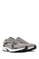 Derimod Studio Men's Gray Lace-Up Thick-Soled Sneaker | Derimod