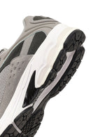 Derimod Studio Men's Gray Lace-Up Thick-Soled Sneaker | Derimod