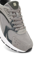 Derimod Studio Men's Gray Lace-Up Thick-Soled Sneaker | Derimod