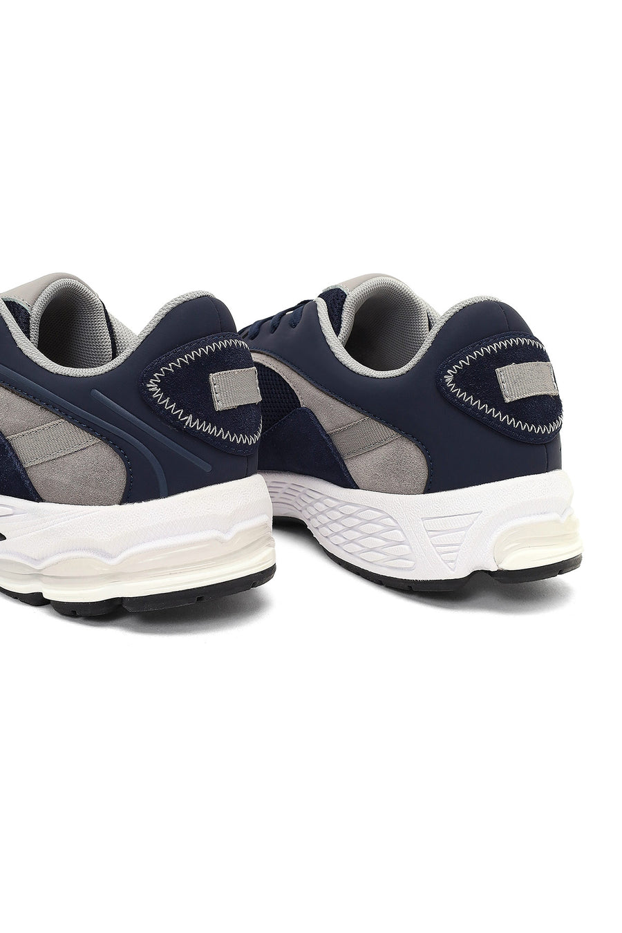 Derimod Studio Men's Navy Blue Lace-Up Thick-Soled Sneaker
