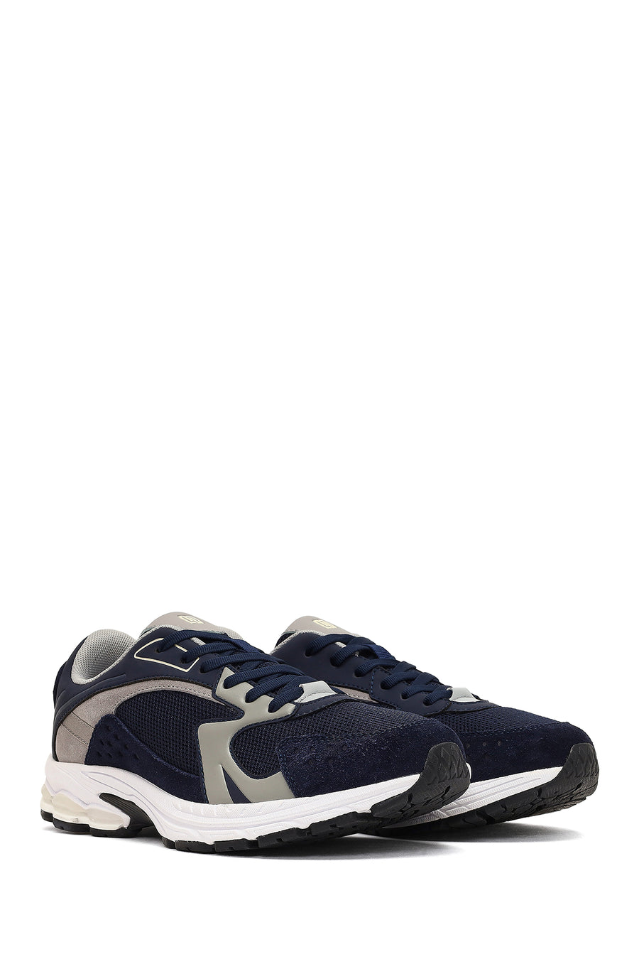 Derimod Studio Men's Navy Blue Lace-Up Thick-Soled Sneaker