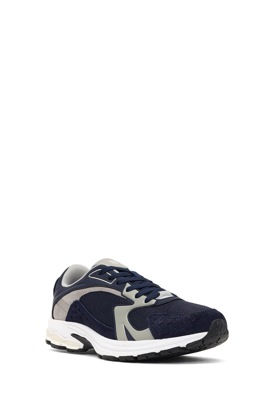 Derimod Studio Men's Navy Blue Lace-Up Thick-Soled Sneaker