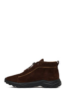 Men's Brown Lace-Up Suede Leather Casual Boot | Derimod