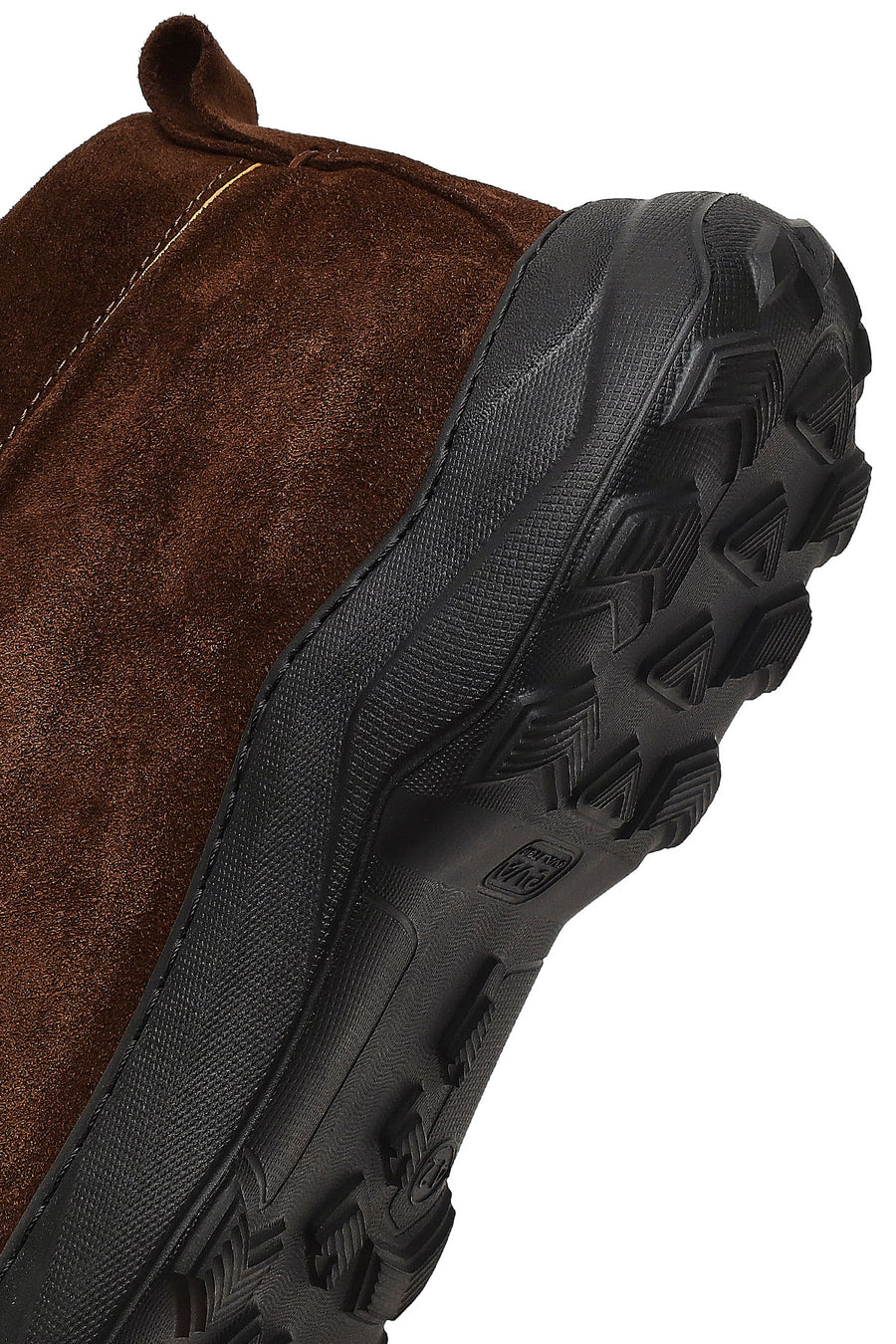 Men's Brown Lace-Up Suede Leather Casual Boot