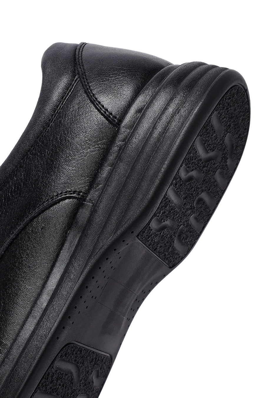 Men's Black Lace Up Leather Casual Shoes