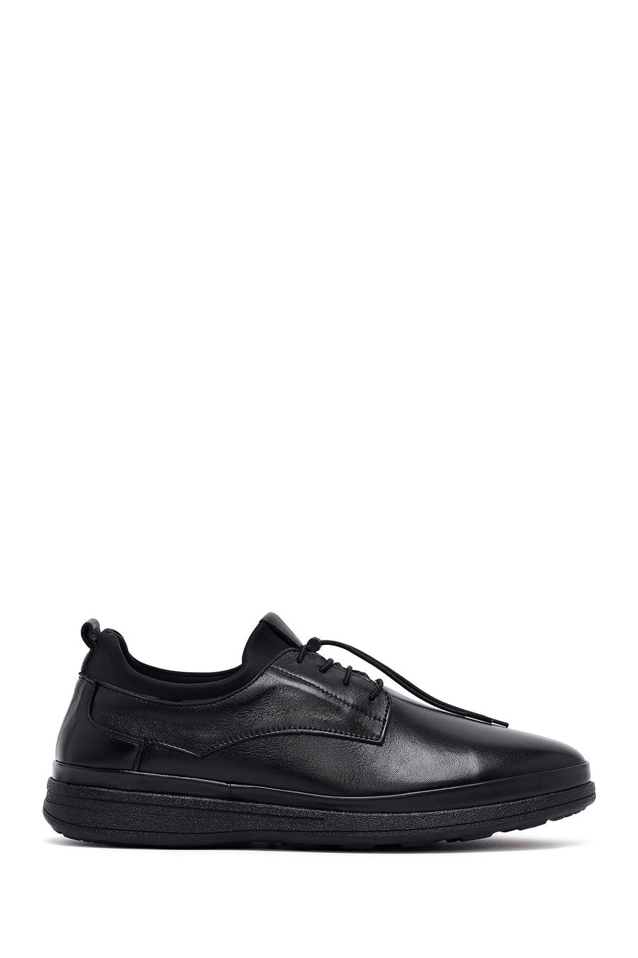 Men's Black Lace Up Leather Casual Shoes 25WFD815118 | Derimod