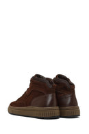 Men's Brown Lace-Up Nubuck Leather Sports Boots | Derimod