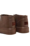 Women's Brown Furry Teddy Boots | Derimod