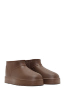 Women's Brown Furry Teddy Boots | Derimod