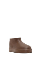 Women's Brown Furry Teddy Boots | Derimod