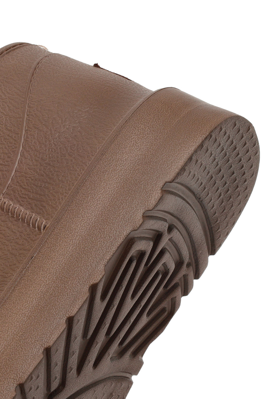 Women's Brown Furry Teddy Boots