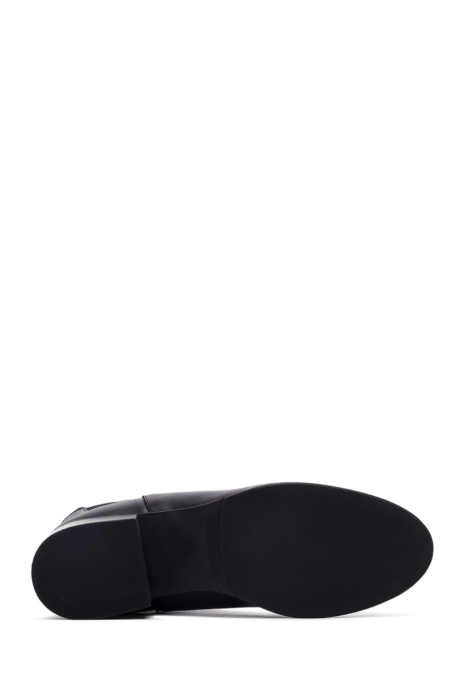 Women's Black Chunky Heel Chelsea Boot