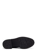 Women's Black Chunky Heel Chelsea Boot | Derimod