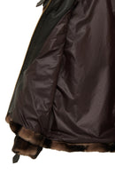 Anabel Woman Brown Teddy Leather Jacket | Derimod