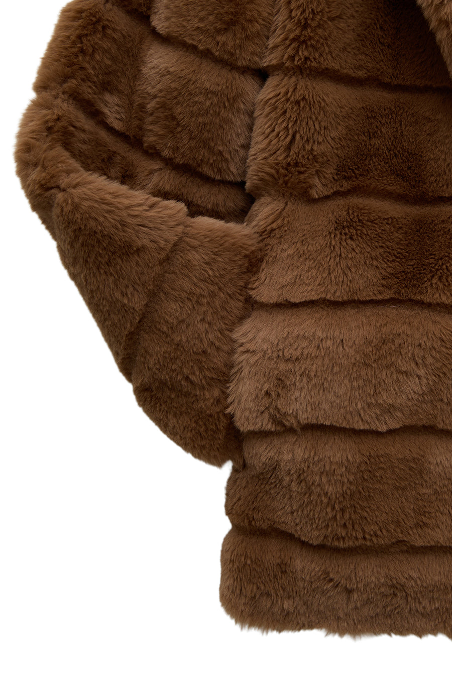 Vienna Women's Mustard Hooded Teddy Jacket