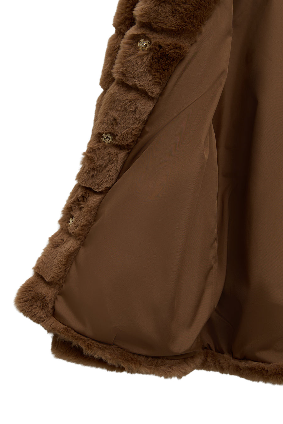 Vienna Women's Mustard Hooded Teddy Jacket
