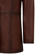 Barbara Women's Brown Blazer Leather Jacket | Derimod