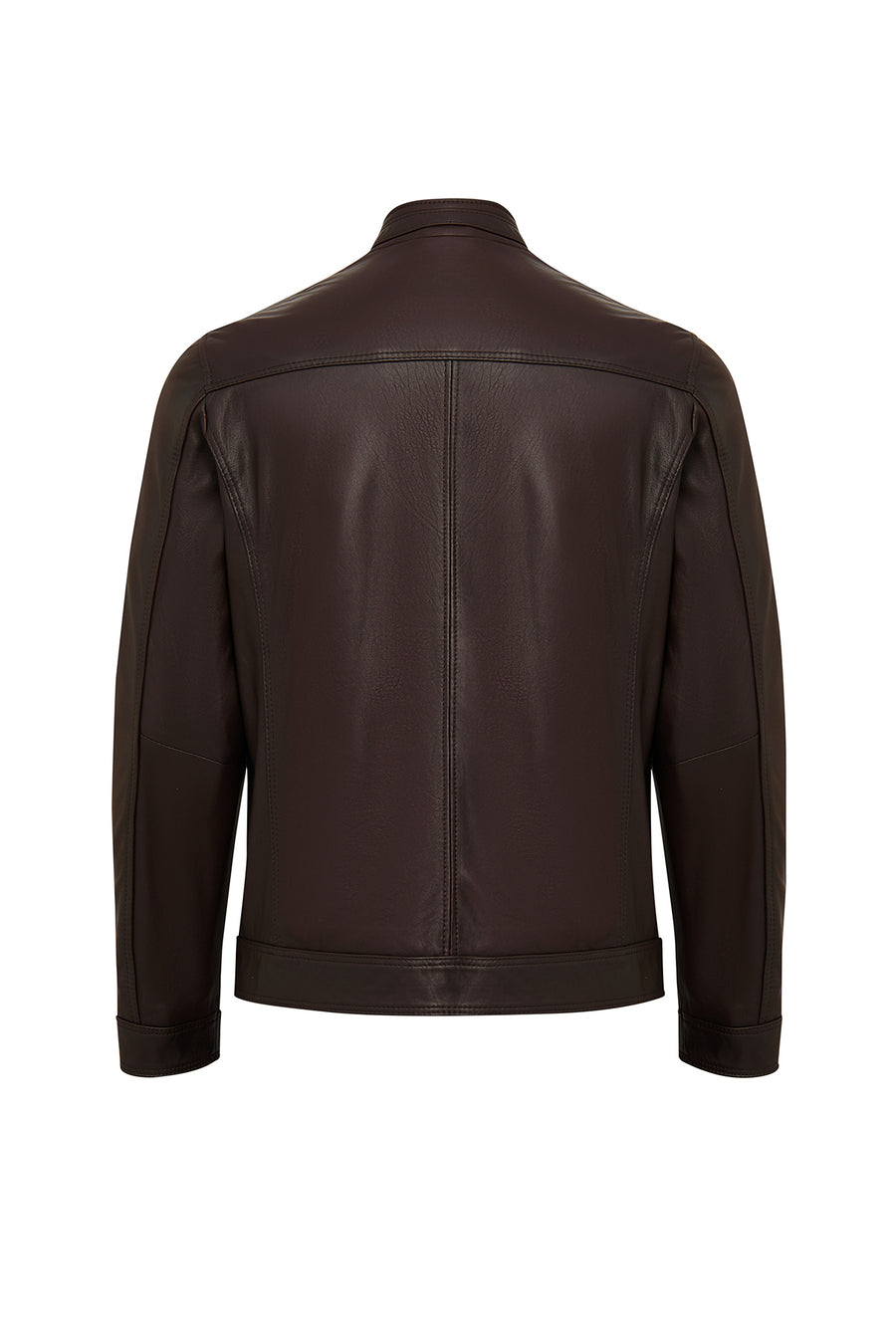 Felibe Men Brown Leather Jacket